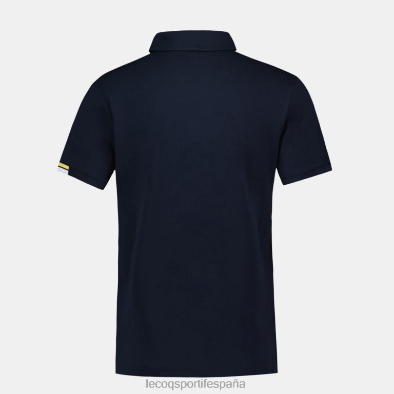 Le Coq Sportif polo azul hombres TD866133 ropa