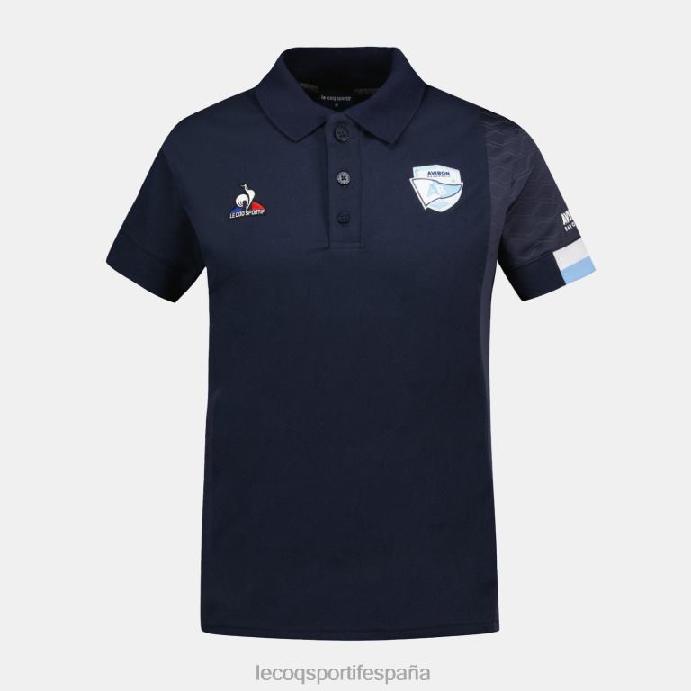 Le Coq Sportif polo azul hombres TD866135 ropa