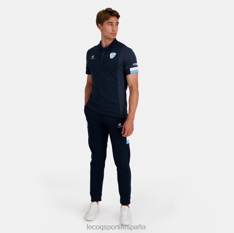 Le Coq Sportif polo azul hombres TD866135 ropa