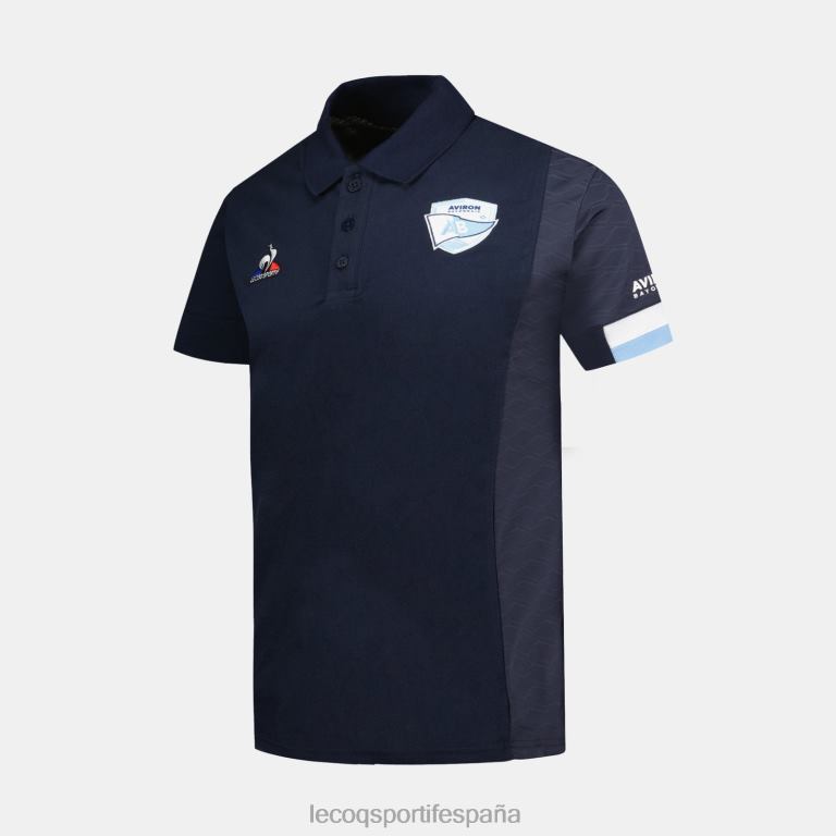 Le Coq Sportif polo azul hombres TD866135 ropa