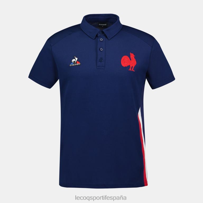Le Coq Sportif polo azul hombres TD866138 ropa