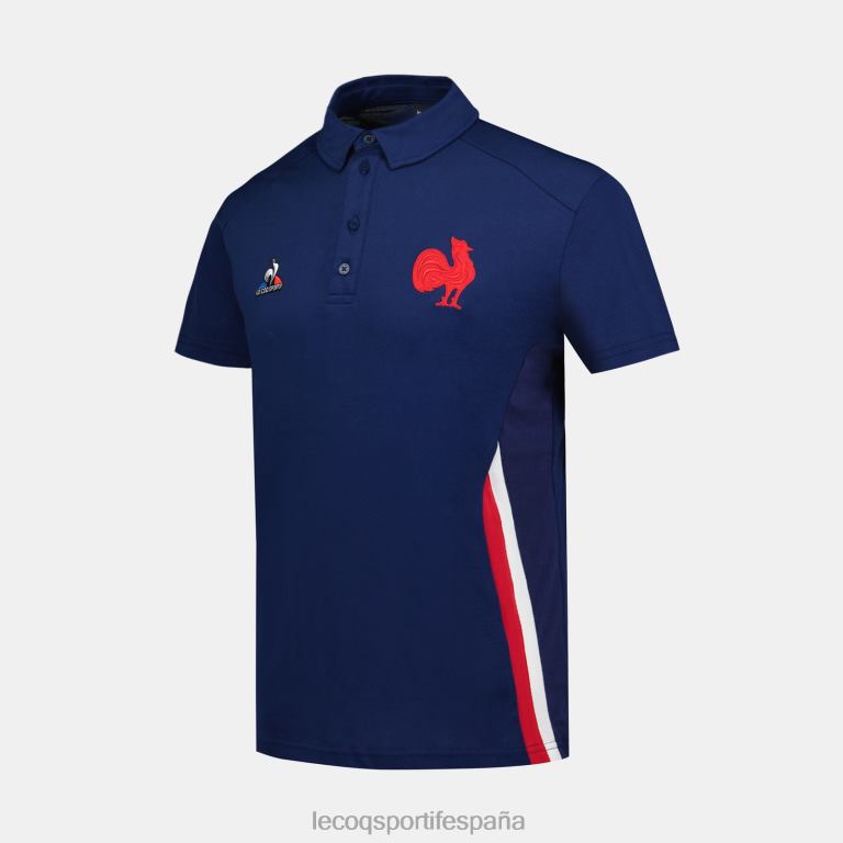 Le Coq Sportif polo azul hombres TD866138 ropa
