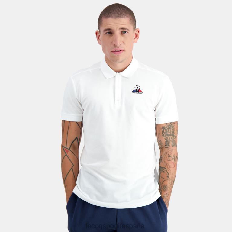 Le Coq Sportif polo blanco hombres TD866124 ropa
