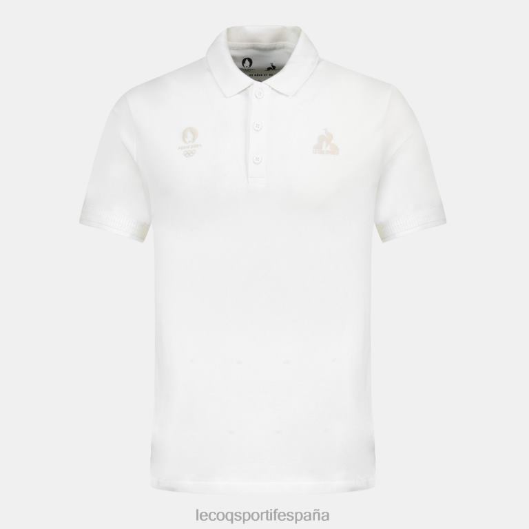 Le Coq Sportif polo blanco hombres TD866130 ropa