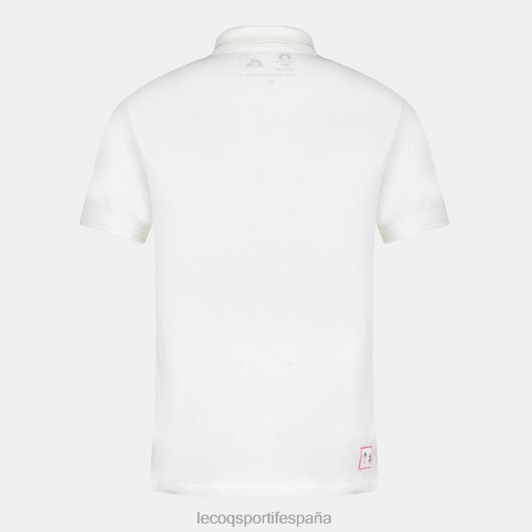 Le Coq Sportif polo blanco hombres TD866130 ropa