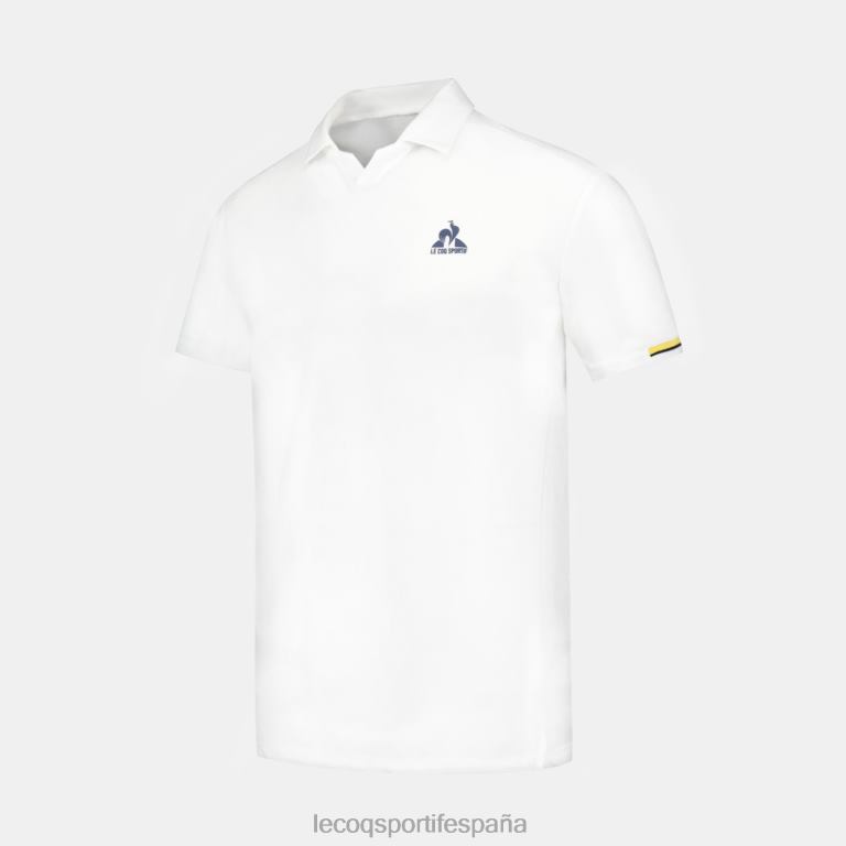 Le Coq Sportif polo blanco hombres TD866134 ropa