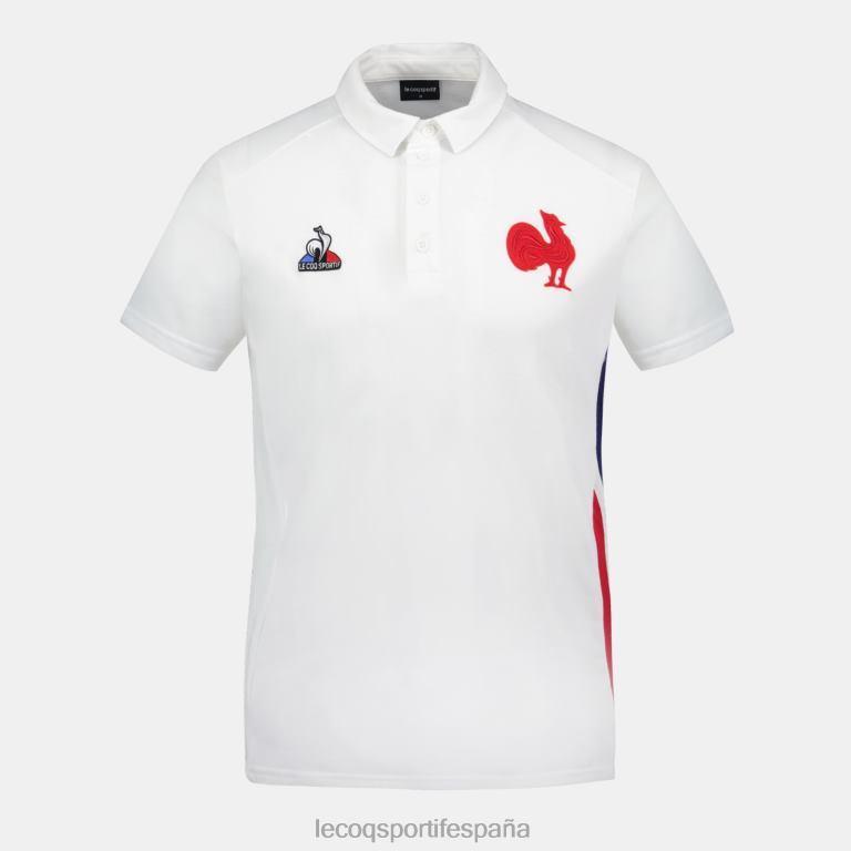 Le Coq Sportif polo blanco hombres TD866137 ropa