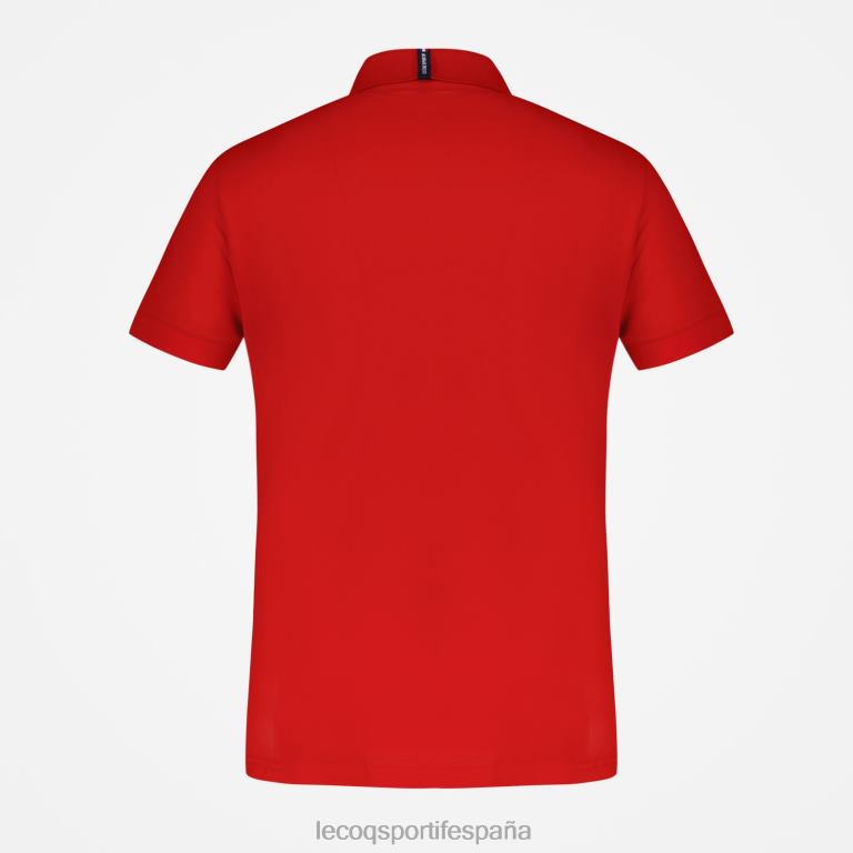 Le Coq Sportif polo rojo hombres TD866126 ropa