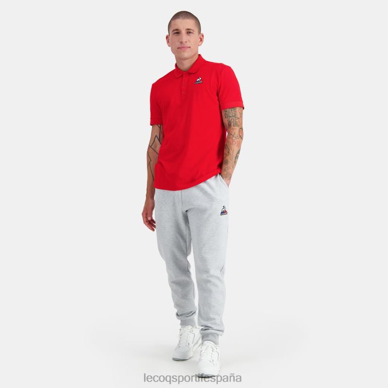 Le Coq Sportif polo rojo hombres TD866126 ropa