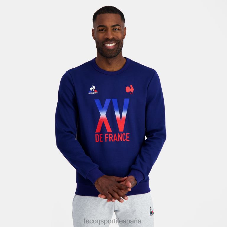 Le Coq Sportif Sudadera - xv de france blue hombres TD8665 ropa