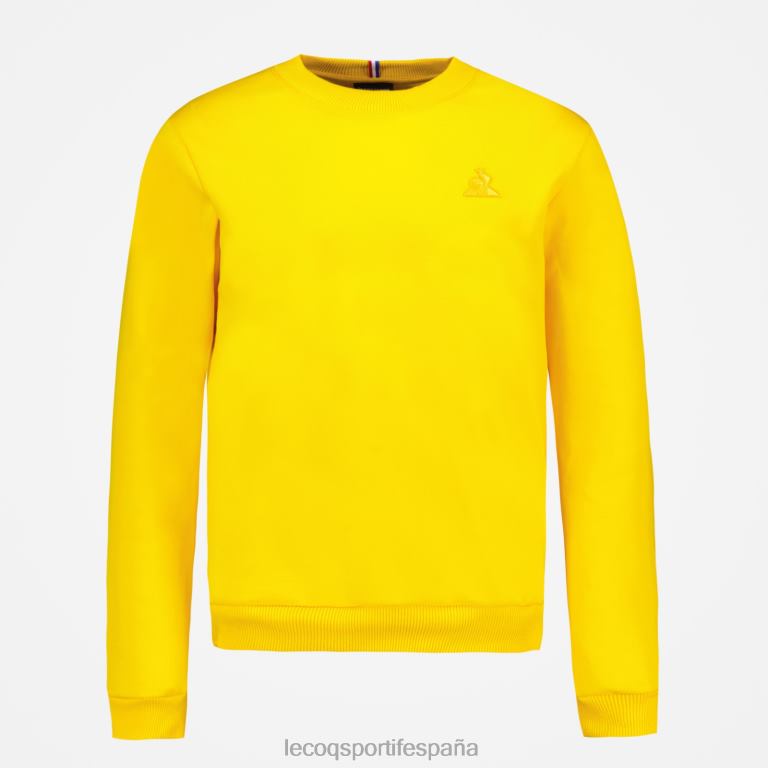 Le Coq Sportif sudadera amarilla hombres TD866464 ropa