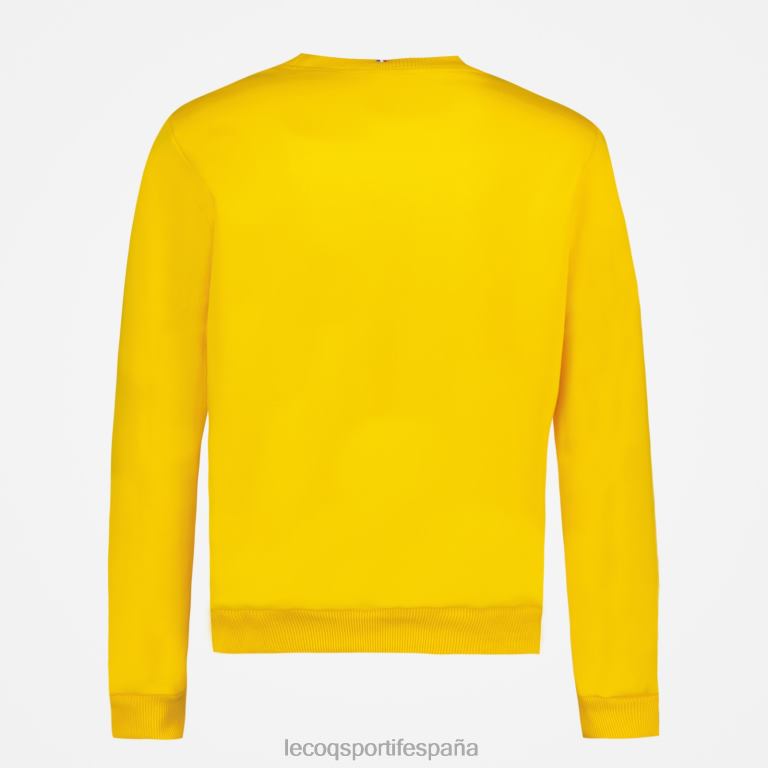Le Coq Sportif sudadera amarilla hombres TD866464 ropa