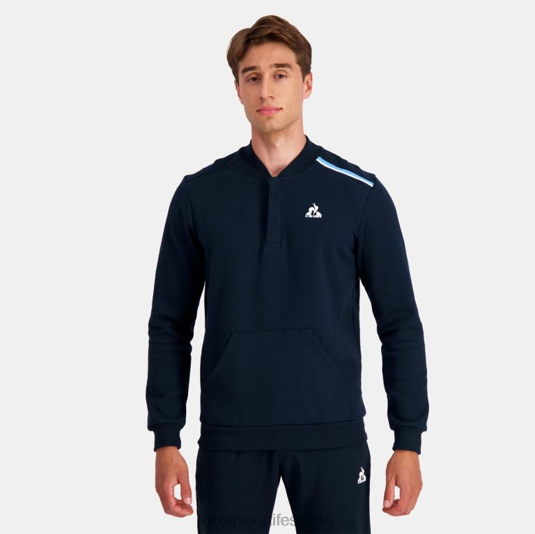 Le Coq Sportif sudadera azul hombres TD86635 ropa