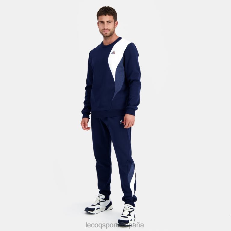 Le Coq Sportif sudadera azul hombres TD866452 ropa