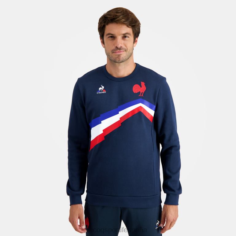 Le Coq Sportif sudadera azul hombres TD866470 ropa