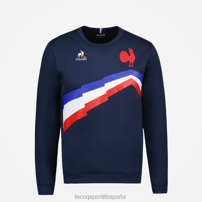 Le Coq Sportif sudadera azul hombres TD866470 ropa
