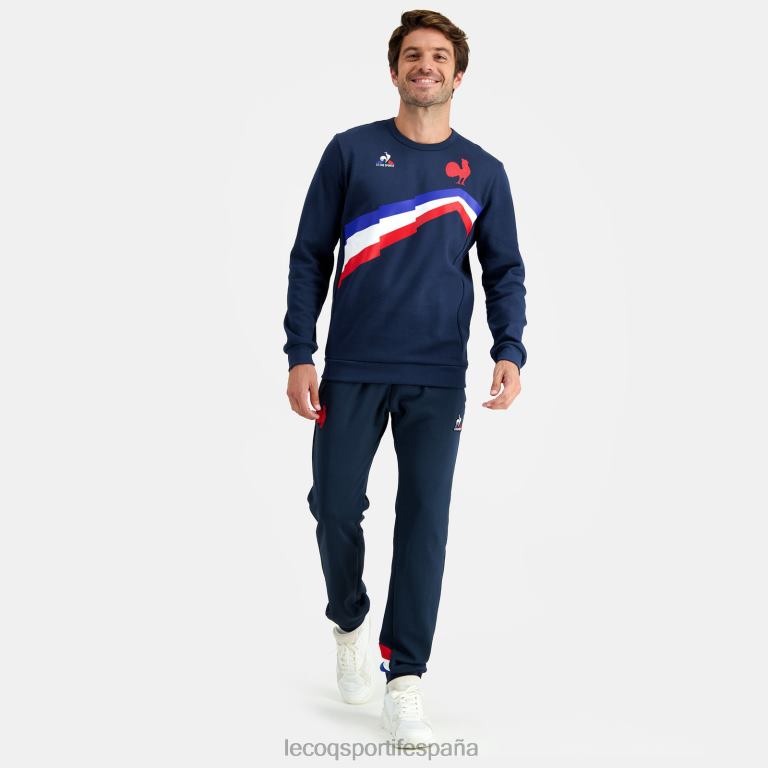 Le Coq Sportif sudadera azul hombres TD866470 ropa