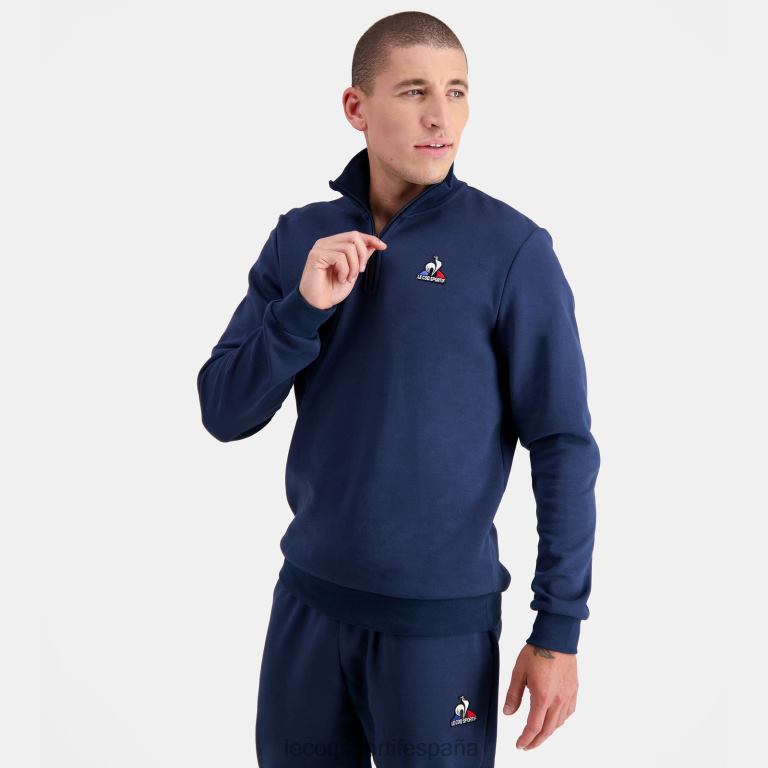 Le Coq Sportif sudadera azul hombres TD86668 ropa