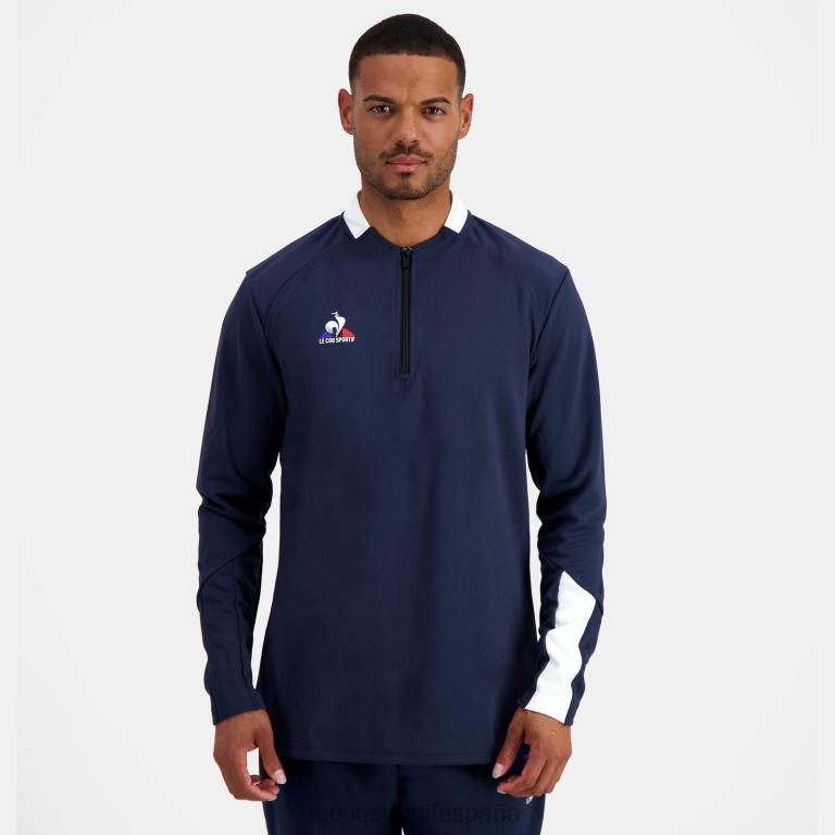 Le Coq Sportif sudadera azul hombres TD86675 ropa