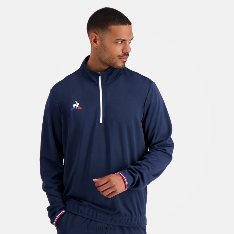 Le Coq Sportif sudadera azul hombres TD86681 ropa