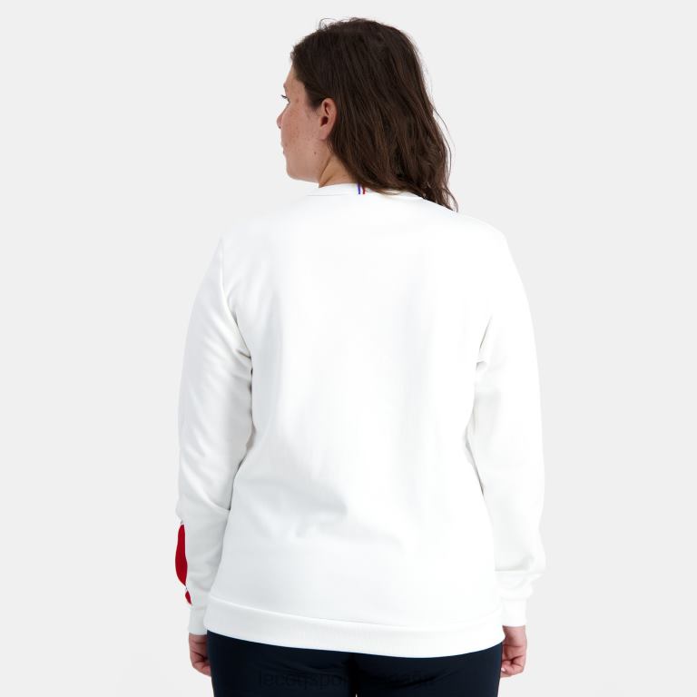 Le Coq Sportif sudadera blanca hombres TD8661 ropa