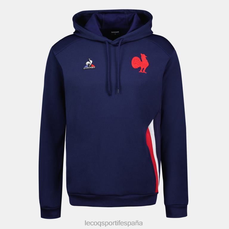 Le Coq Sportif sudadera con capucha azul hombres TD86637 ropa