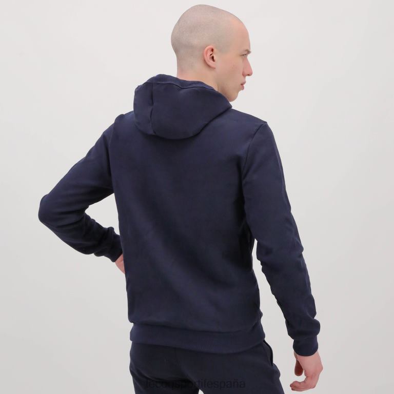 Le Coq Sportif sudadera con capucha azul hombres TD866494 ropa