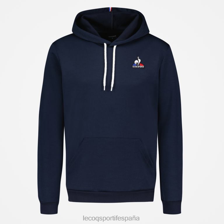 Le Coq Sportif sudadera con capucha azul hombres TD8664 ropa