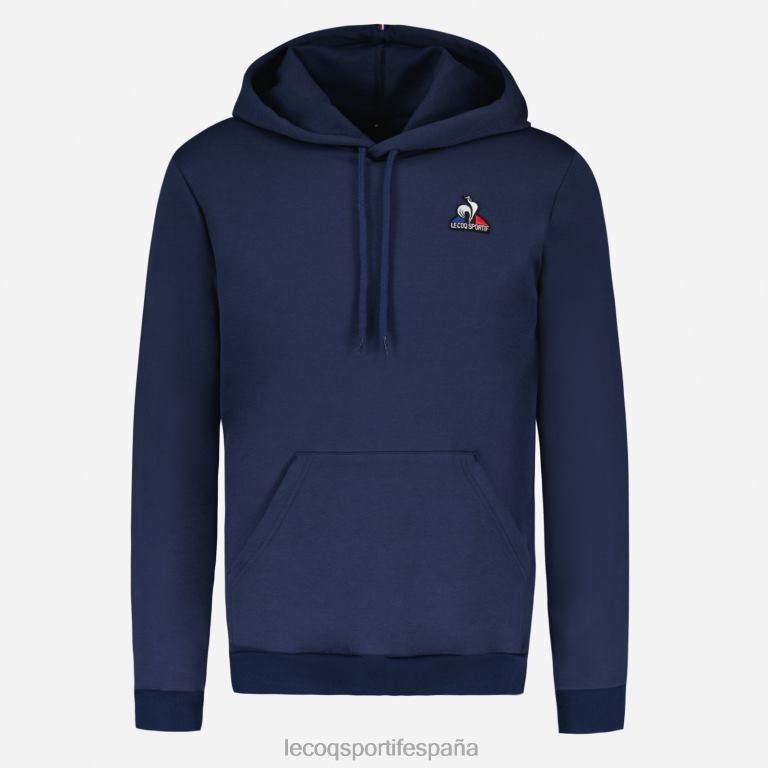 Le Coq Sportif sudadera con capucha azul hombres TD86664 ropa