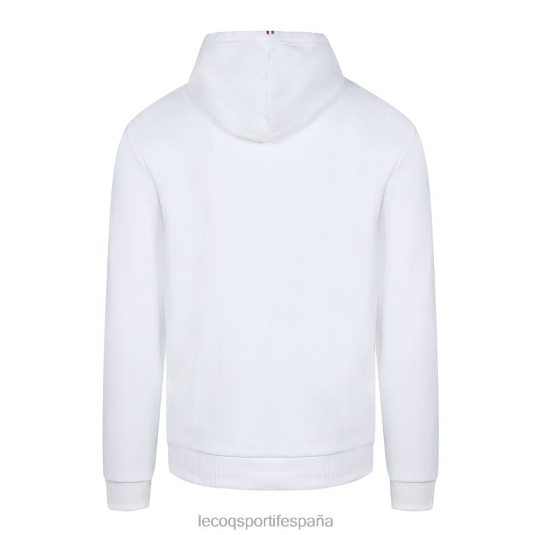 Le Coq Sportif sudadera con capucha blanca hombres TD866495 ropa