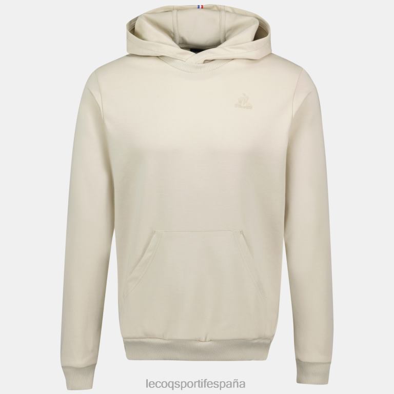 Le Coq Sportif sudadera con capucha marrón hombres TD8669 ropa
