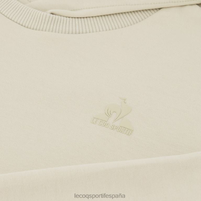 Le Coq Sportif sudadera con capucha marrón hombres TD8669 ropa