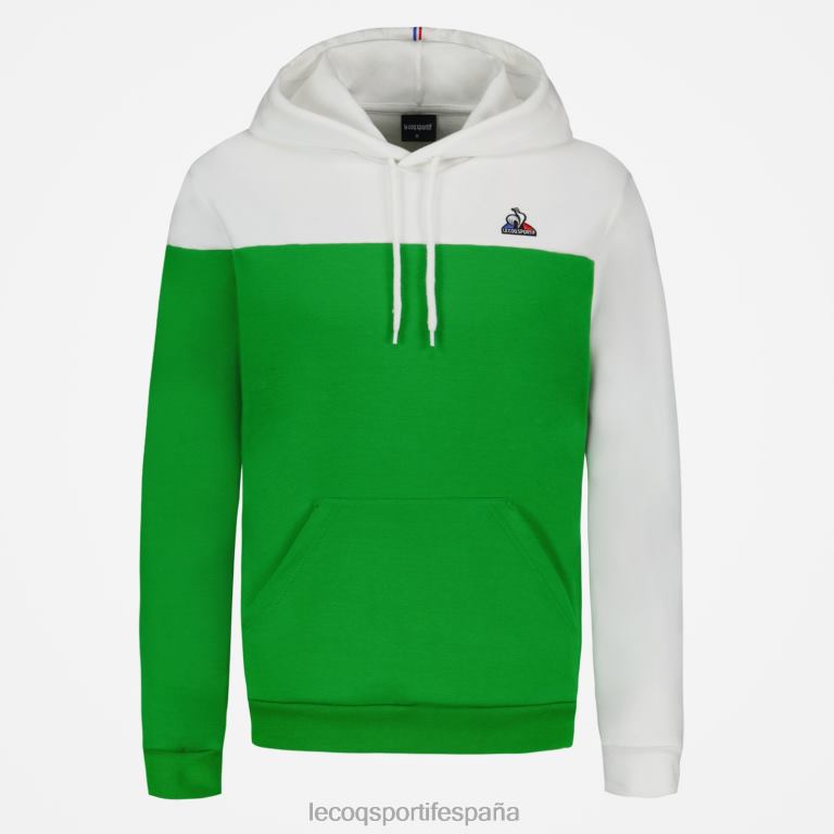 Le Coq Sportif sudadera con capucha verde hombres TD86617 ropa