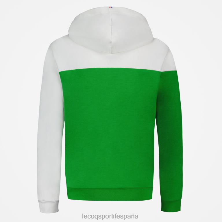 Le Coq Sportif sudadera con capucha verde hombres TD86617 ropa