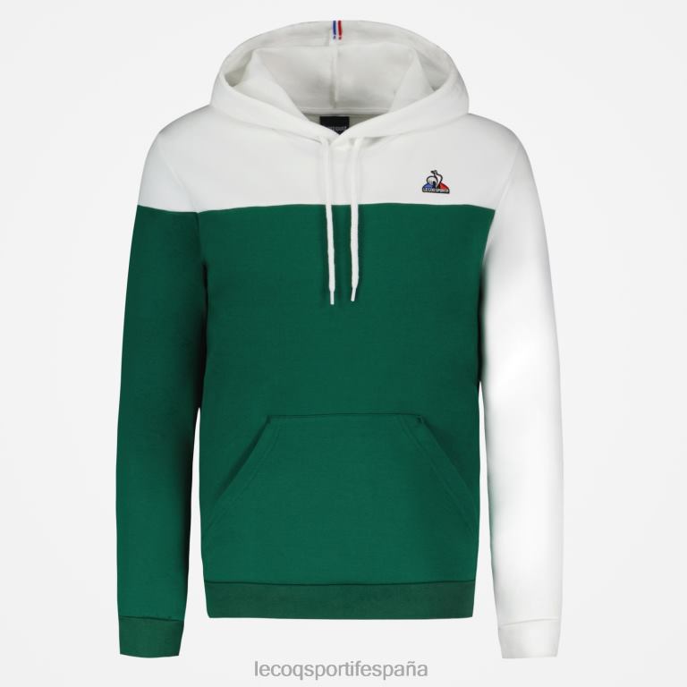 Le Coq Sportif sudadera con capucha verde hombres TD866436 ropa