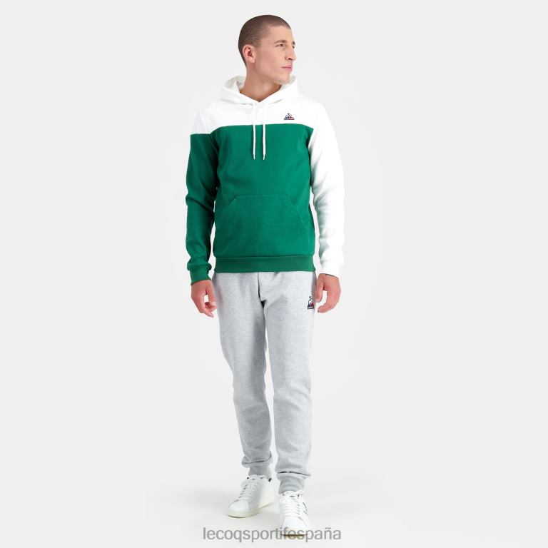 Le Coq Sportif sudadera con capucha verde hombres TD866436 ropa