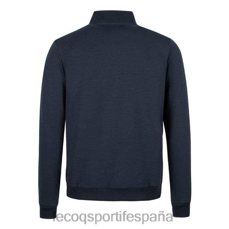 Le Coq Sportif sudadera con cremallera azul hombres TD86677 ropa