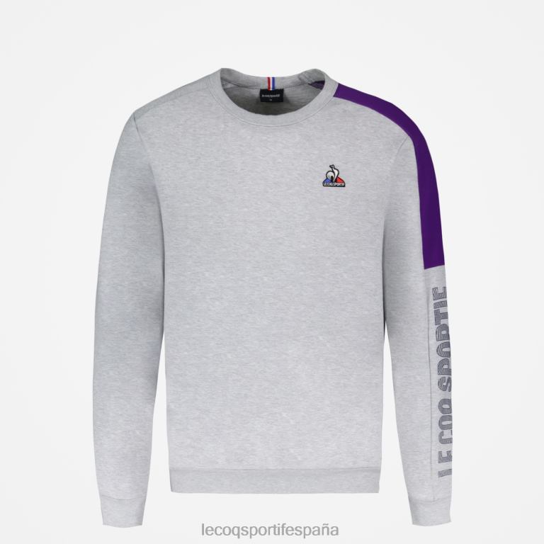 Le Coq Sportif sudadera gris hombres TD866443 ropa
