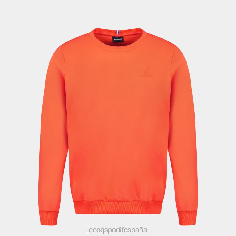 Le Coq Sportif sudadera naranja hombres TD86614 ropa
