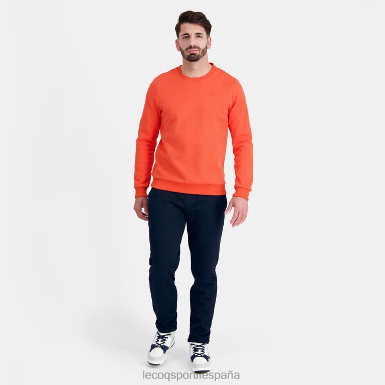 Le Coq Sportif sudadera naranja hombres TD86614 ropa
