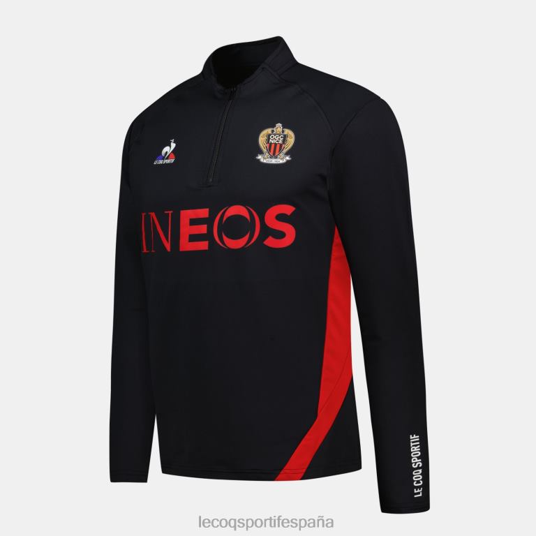 Le Coq Sportif sudadera negra hombres TD86633 ropa