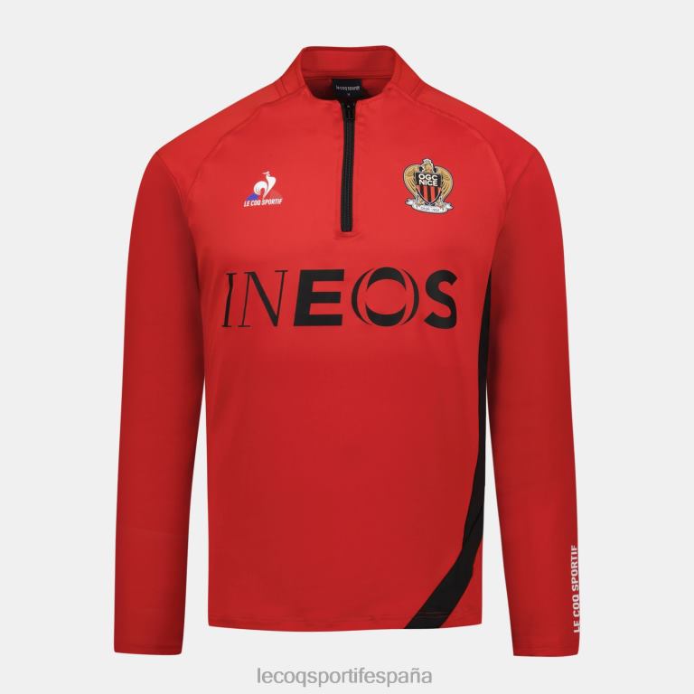 Le Coq Sportif sudadera roja hombres TD86616 ropa