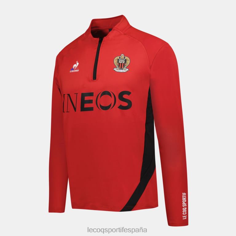 Le Coq Sportif sudadera roja hombres TD86616 ropa