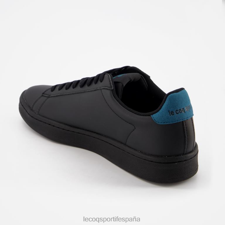 Le Coq Sportif zapato clásico suave tricolore negro oscuro hombres TD866280 zapatos