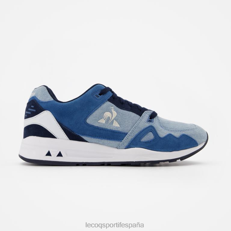 Le Coq Sportif zapato lcs r1000 azul denim hombres TD866532 zapatos