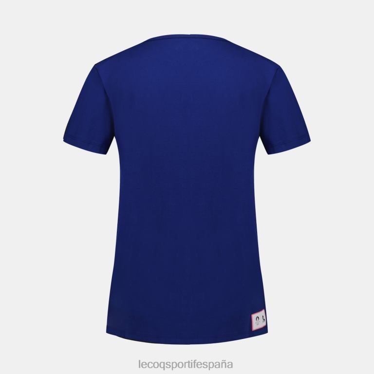 Le Coq Sportif camiseta azul mujer TD866342 ropa