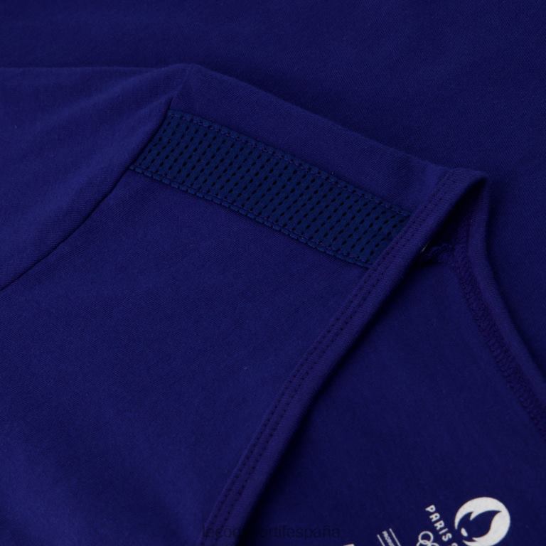 Le Coq Sportif camiseta azul mujer TD866342 ropa