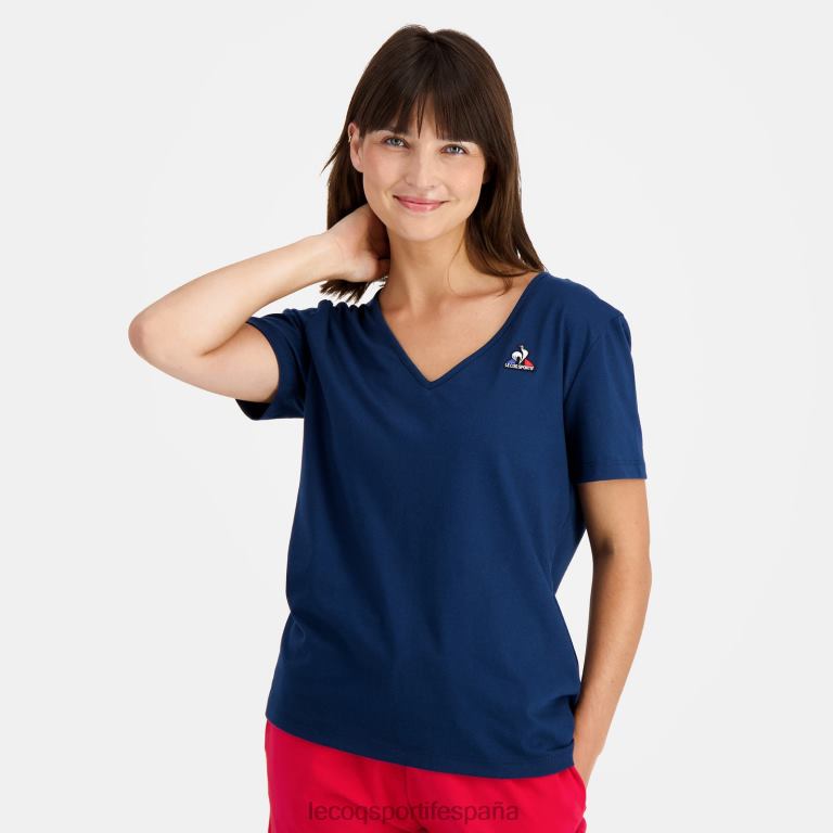 Le Coq Sportif camiseta azul mujer TD866358 ropa