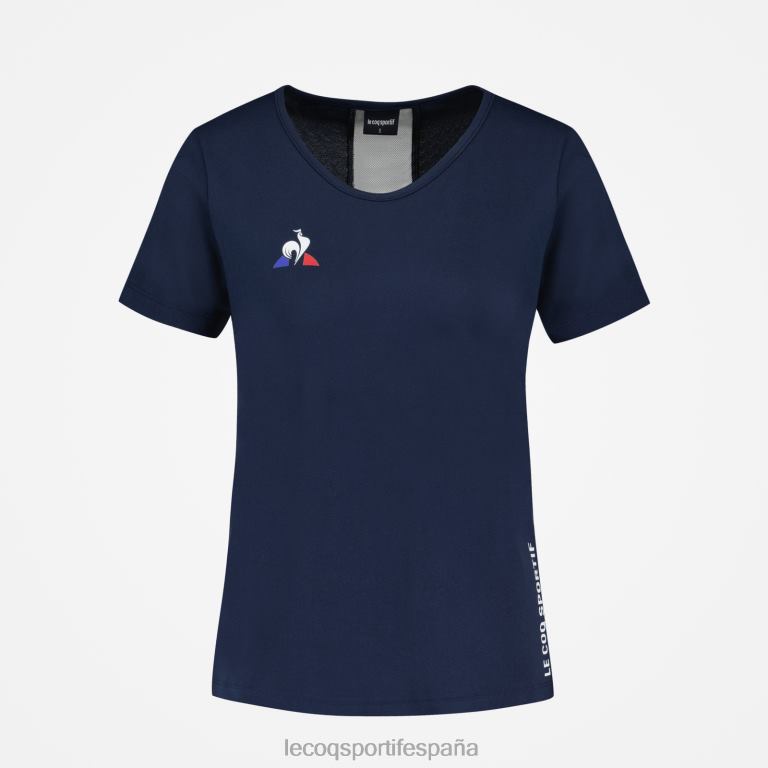 Le Coq Sportif camiseta azul mujer TD866609 ropa