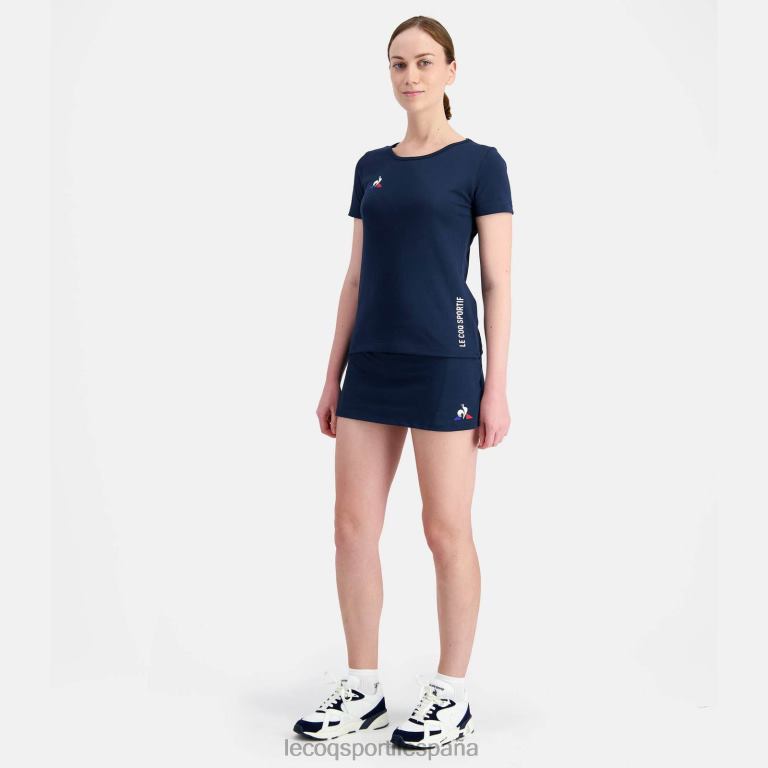Le Coq Sportif camiseta azul mujer TD866609 ropa